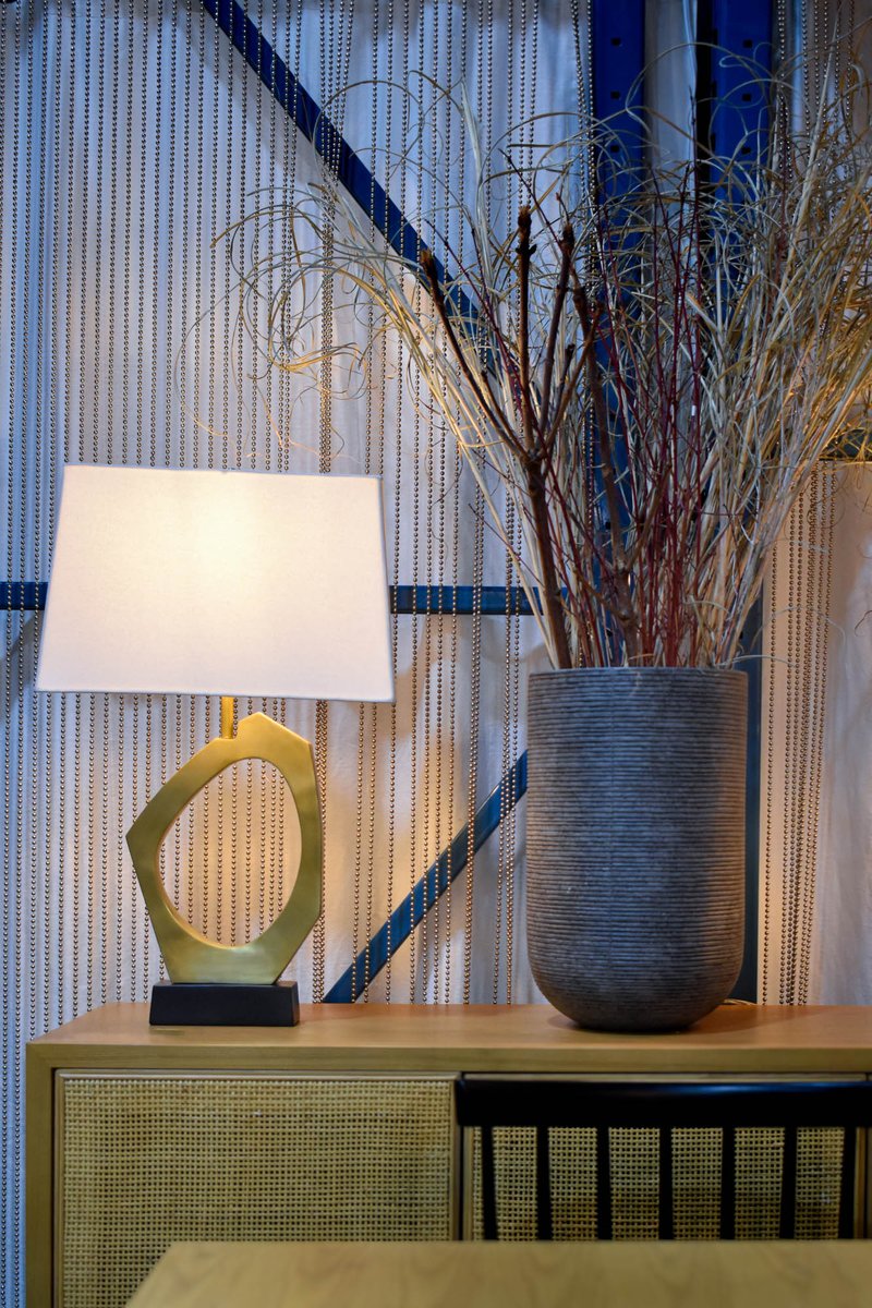 LH Home Skye Celestial Aluminium Table Lamp