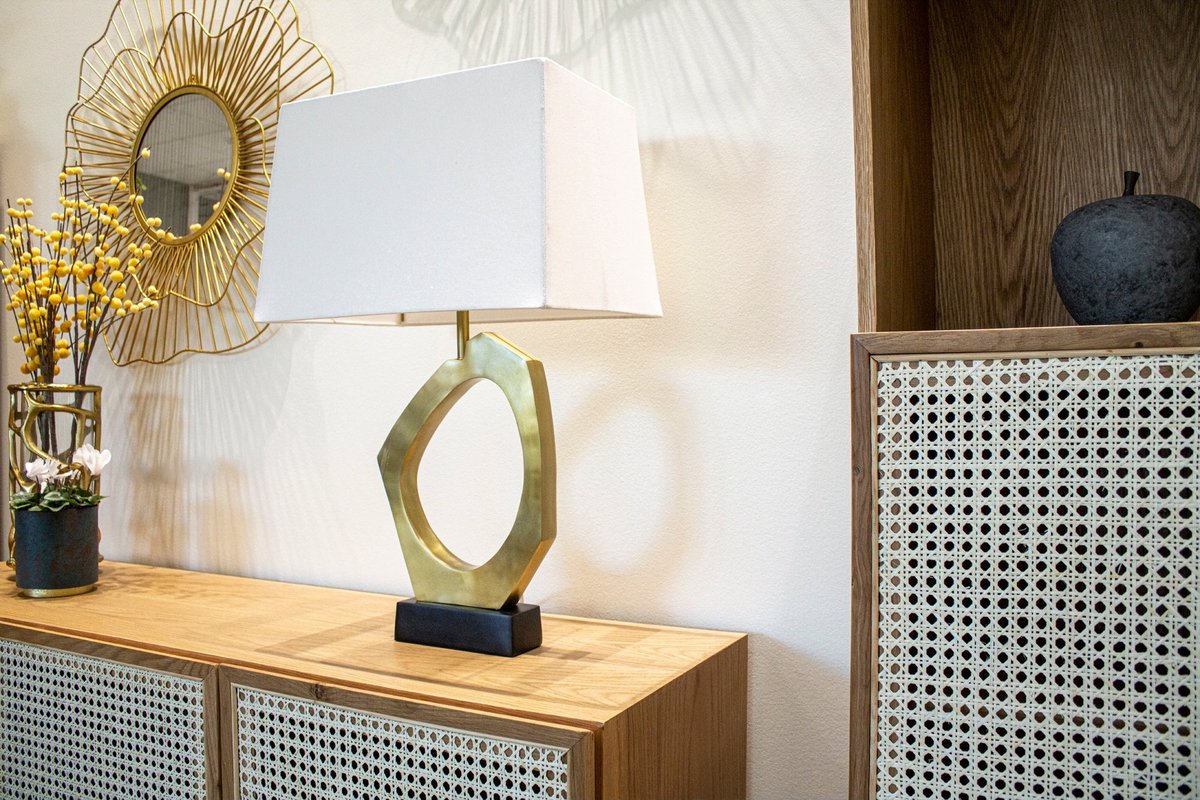 LH Home Skye Celestial Aluminium Table Lamp