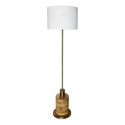 LH Home Skye Contemporary Wooden Standing Floor Lamp