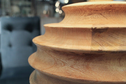 LH Home Skye Natural Wooden Table Lamp