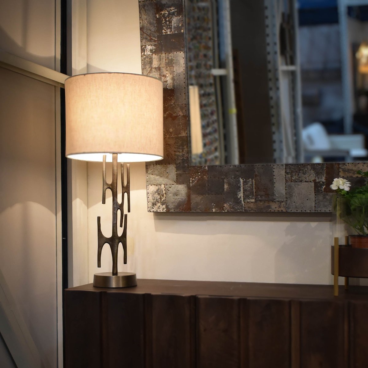 LH Home Skye Niko Gold Table Lamp