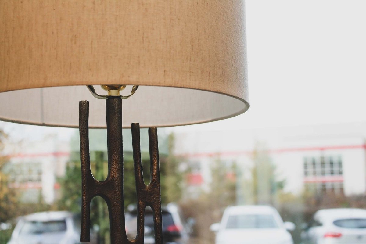 LH Home Skye Niko Gold Table Lamp