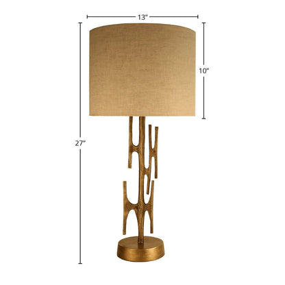 LH Home Skye Niko Gold Table Lamp