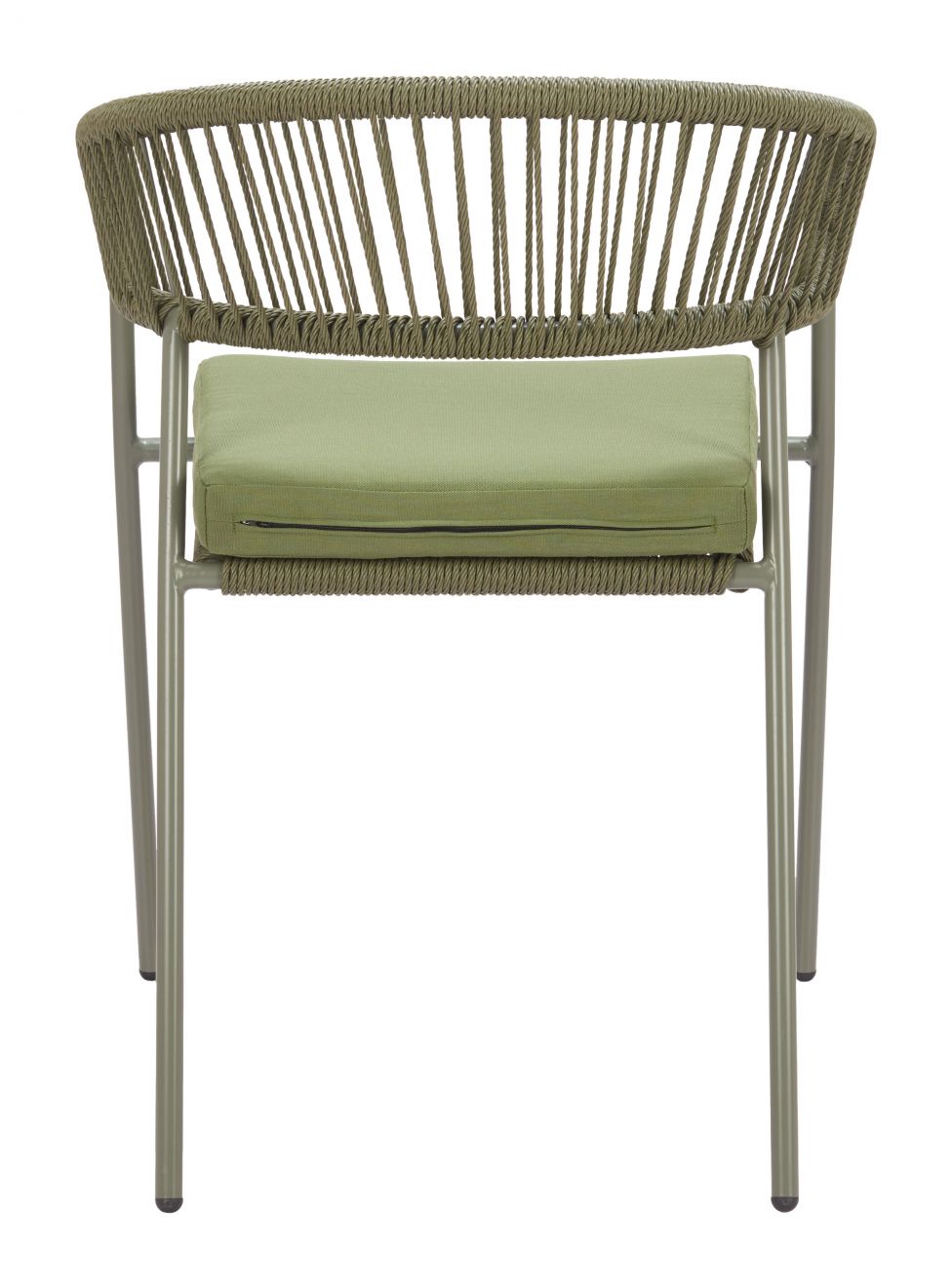 Zuo Modern Skye Olefin Fabric Outdoor Dining Chair 2PC
