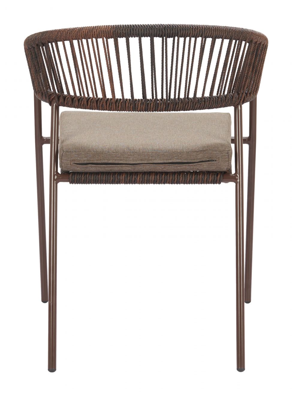 Zuo Modern Skye Olefin Fabric Outdoor Dining Chair 2PC
