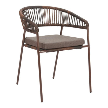 Zuo Modern Skye Olefin Fabric Outdoor Dining Chair 2PC