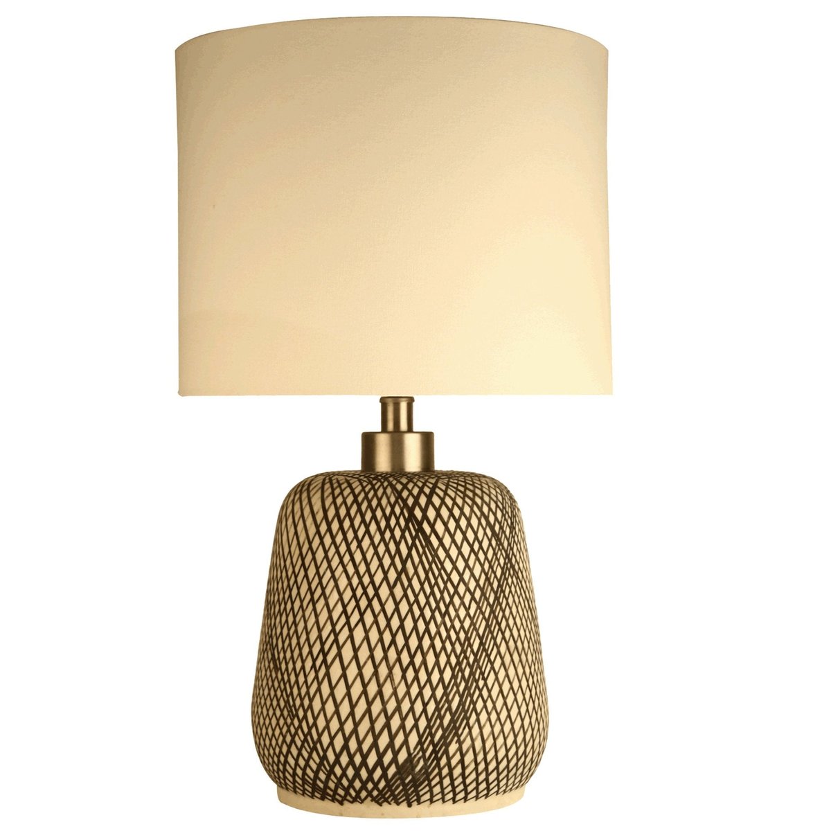 LH Home Skye Swirl Ceramic Table Lamp