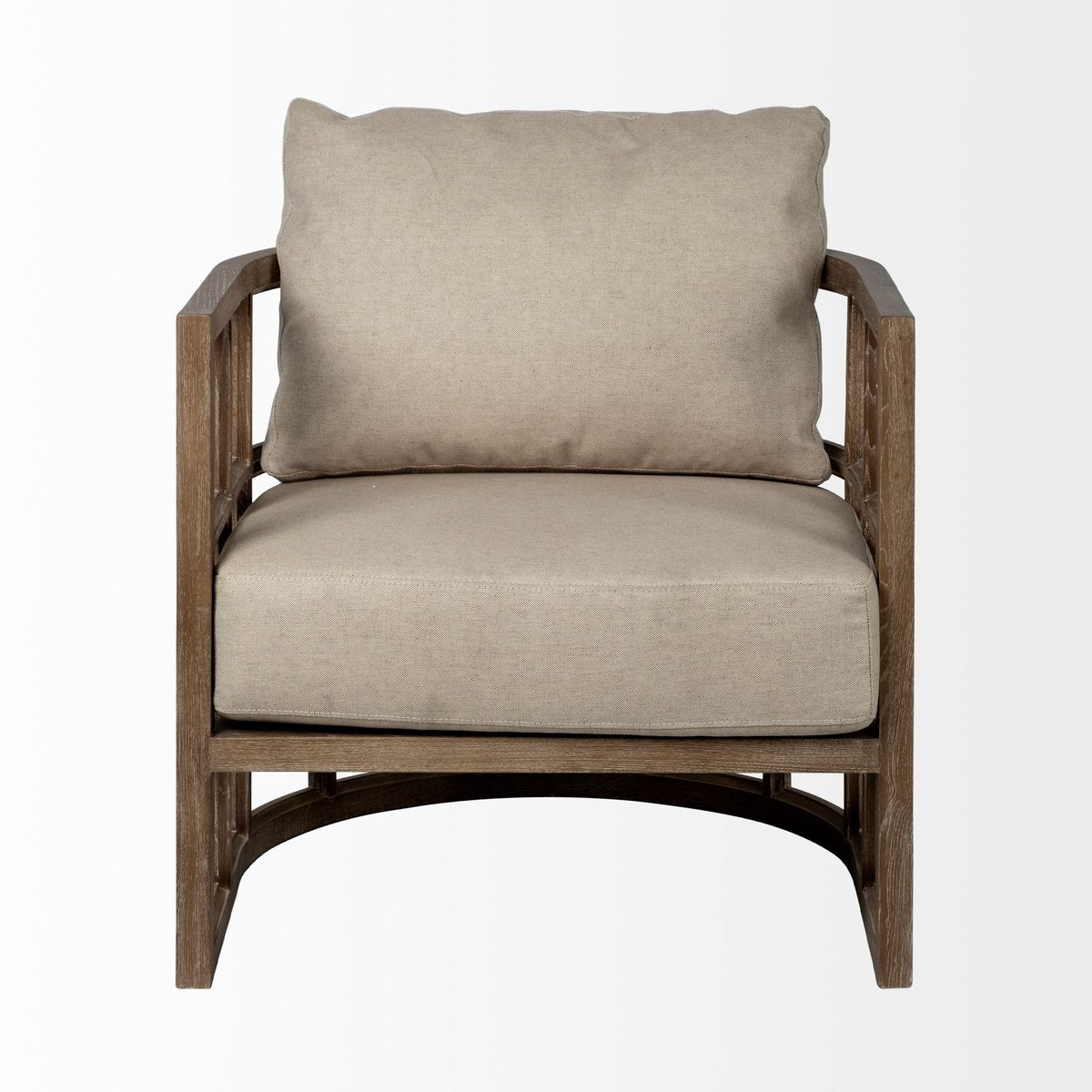 Mercana Skylar Tan Fabric Accent Chair