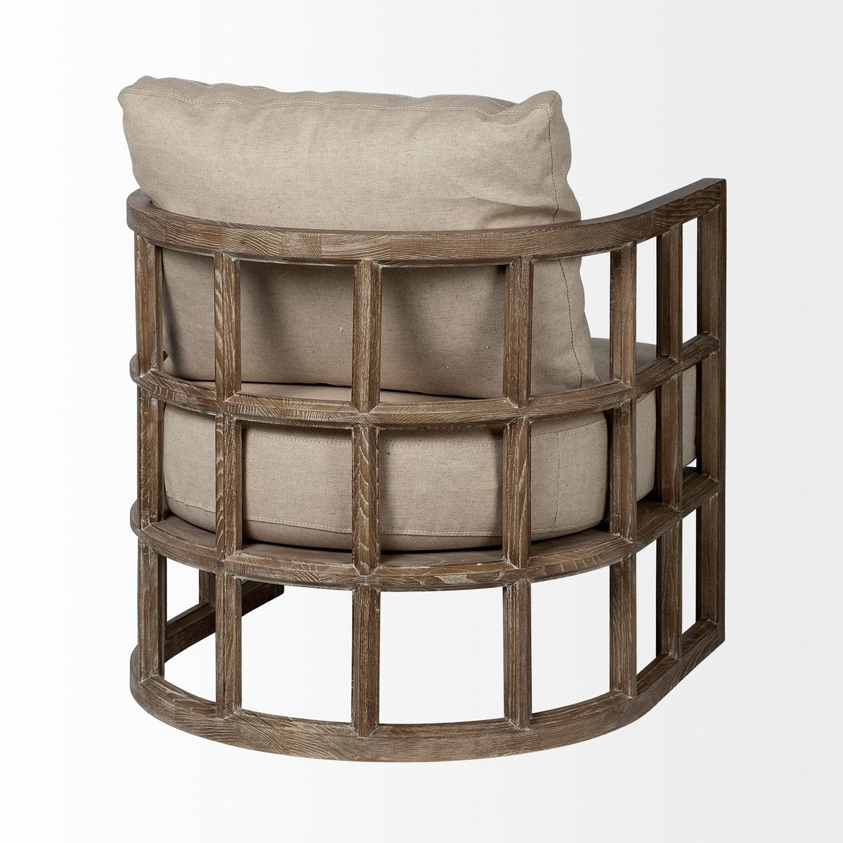 Mercana Skylar Tan Fabric Accent Chair