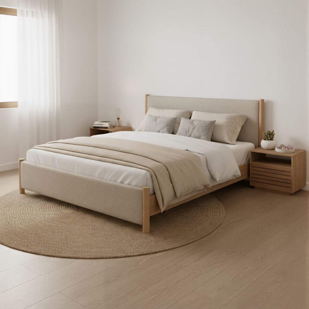 Zuo Modern Slit Wooden Brown Nightstand