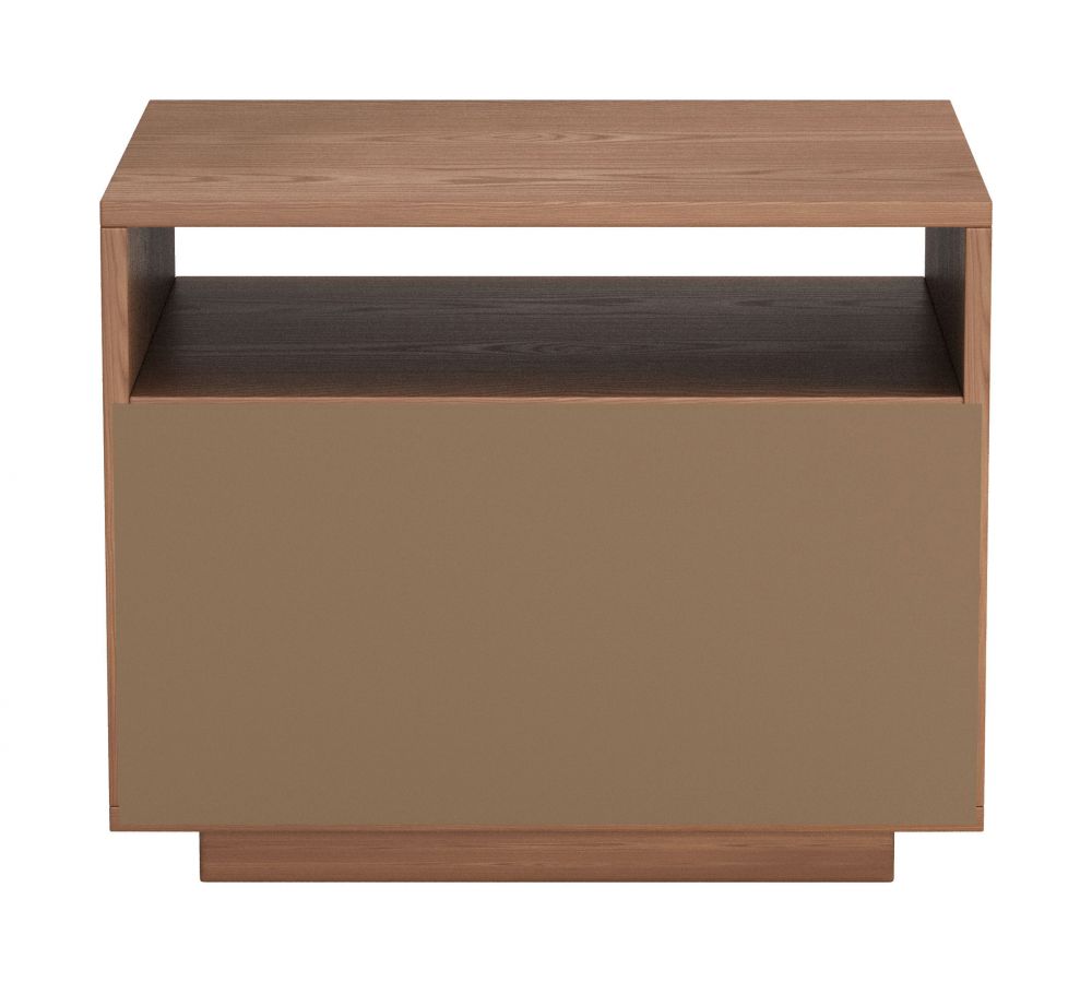 Zuo Modern Slit Wooden Brown Nightstand