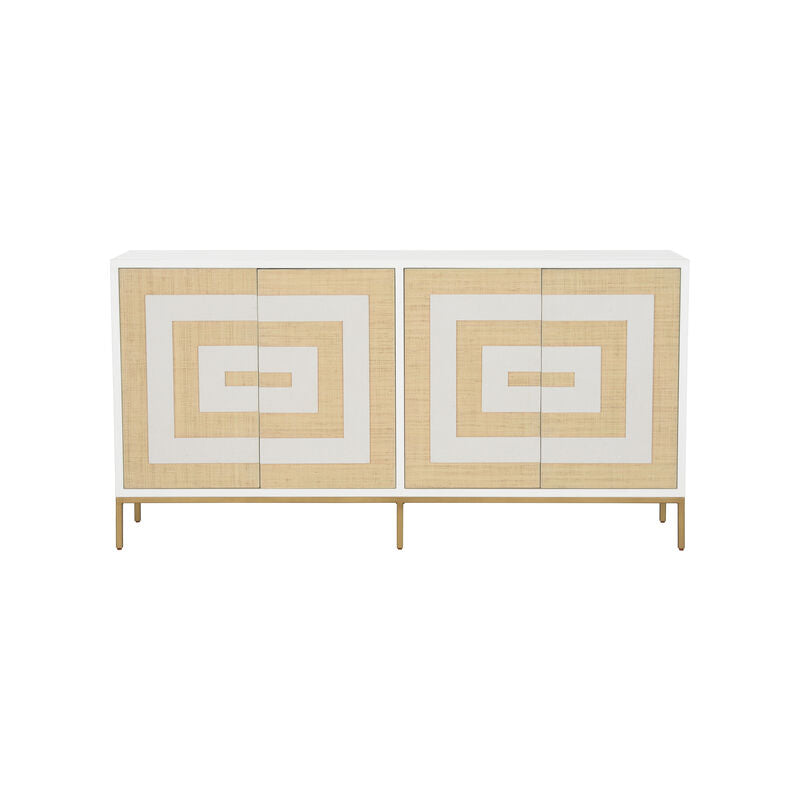 Sloan Street Unique Design Wooden Cabinet-Accent Cabinets-Chelsea House-LOOMLAN