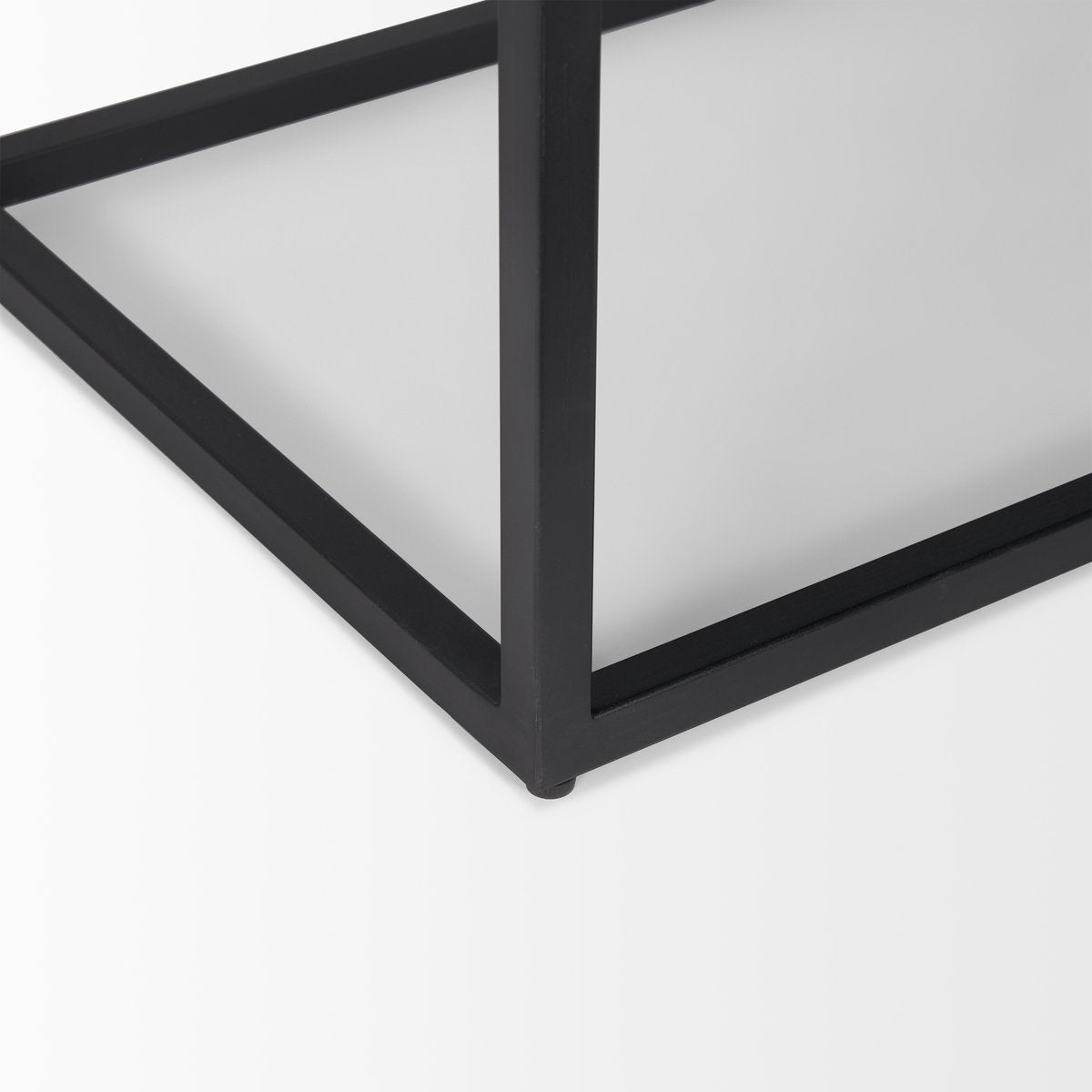 Mercana Sloan Two Drawers Black Nightstand