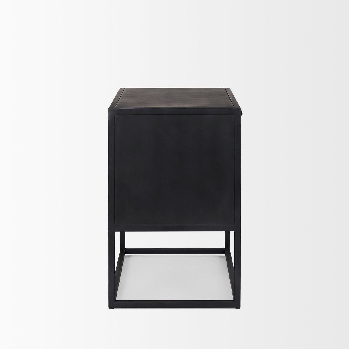 Mercana Sloan Two Drawers Black Nightstand