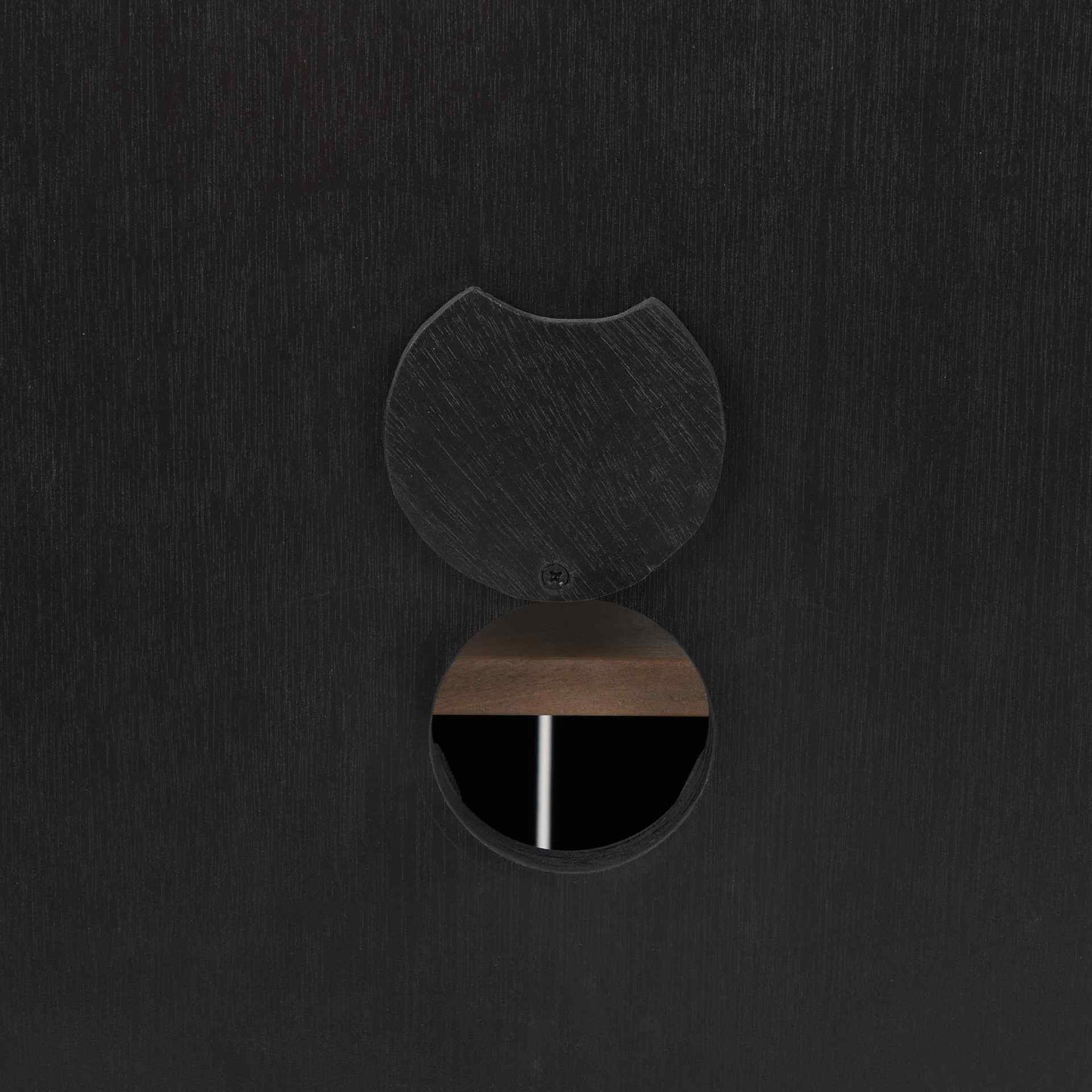 Sloan Wood Black Accent Cabinet