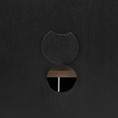 Sloan Wood Black Accent Cabinet