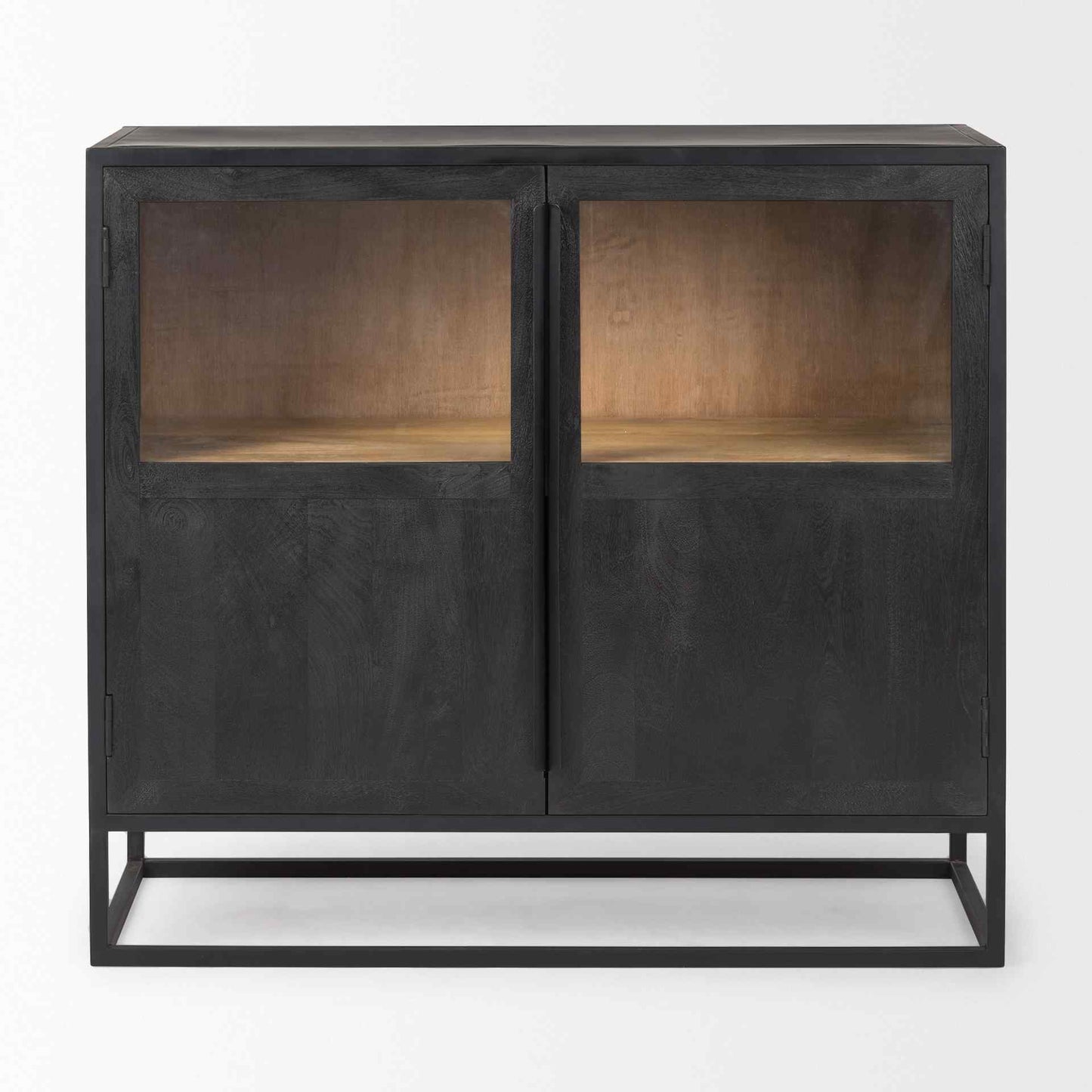 Mercana Sloan Two Doors Wood Accent Cabinet