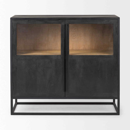 Mercana Sloan Two Doors Wood Accent Cabinet