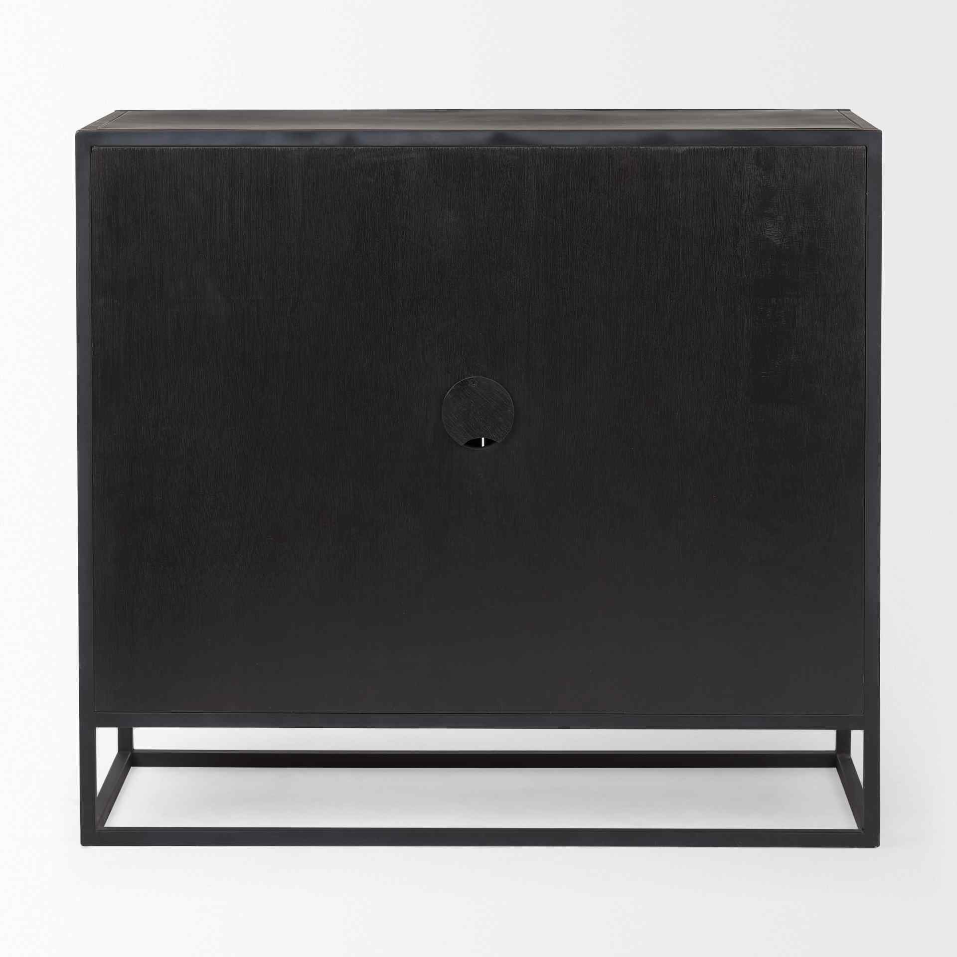 Mercana Sloan Two Doors Wood Accent Cabinet