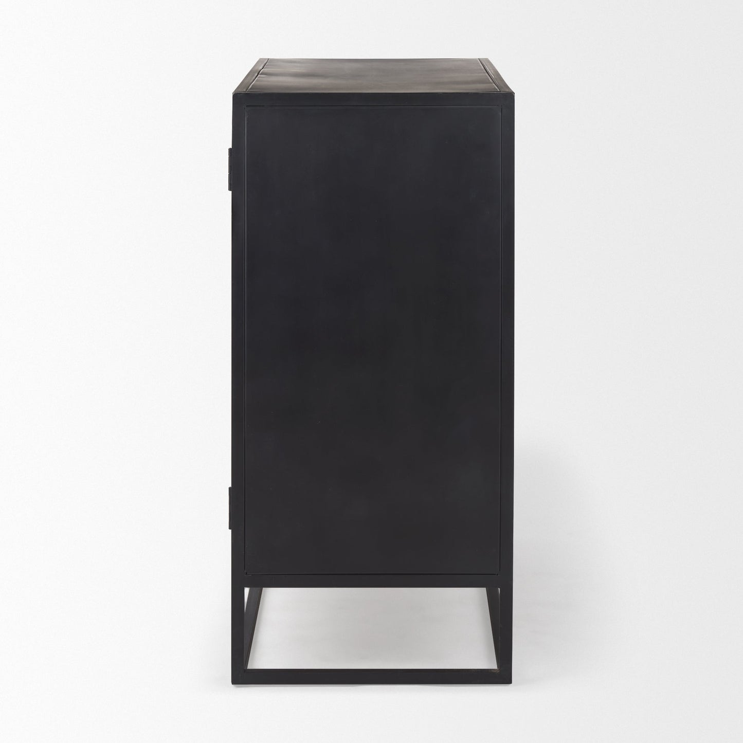 Sloan Wood Black Accent Cabinet