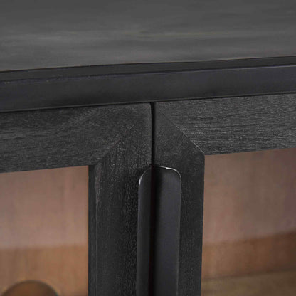 Mercana Sloan Two Doors Wood Accent Cabinet