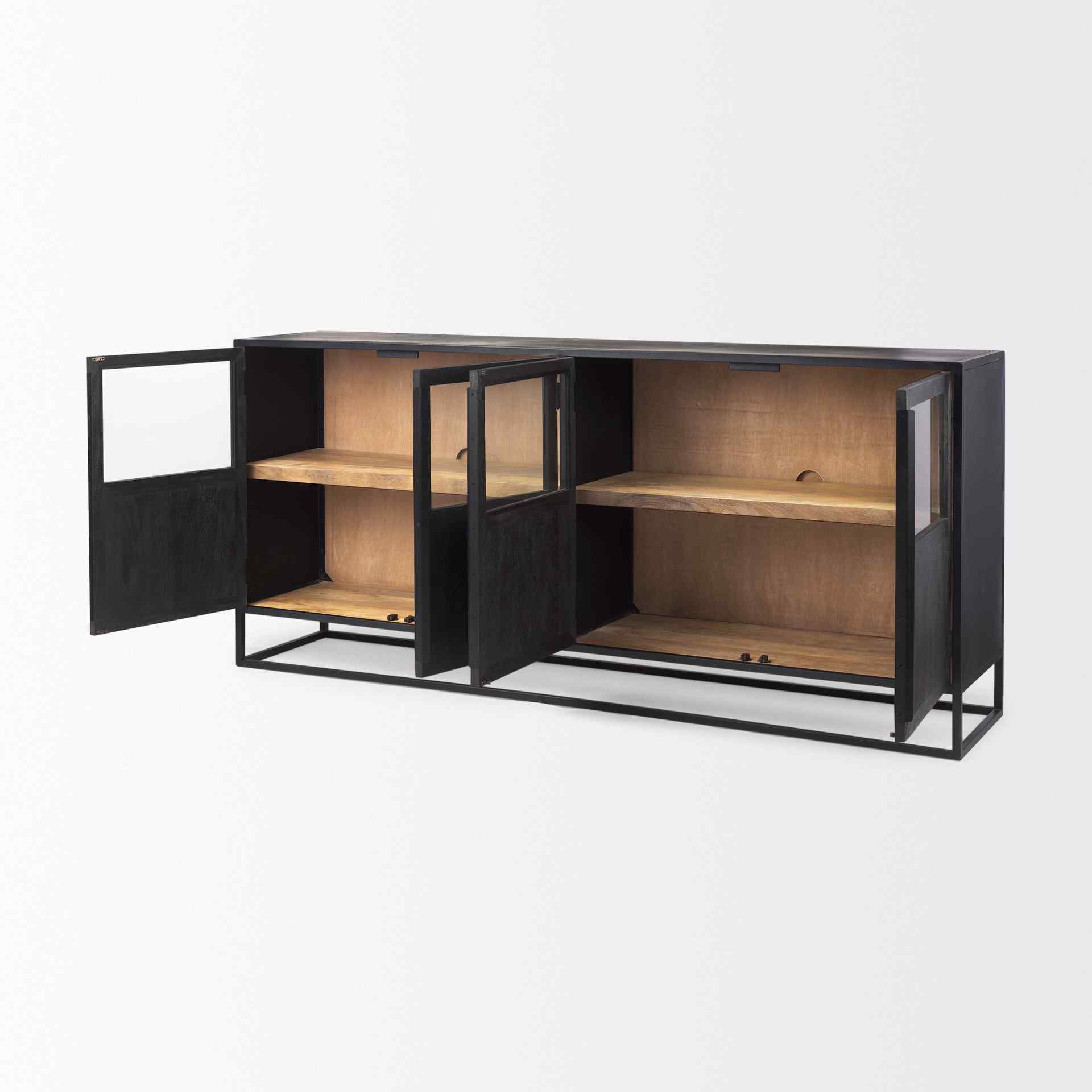 Mercana Sloan Four Doors Wood Sideboard