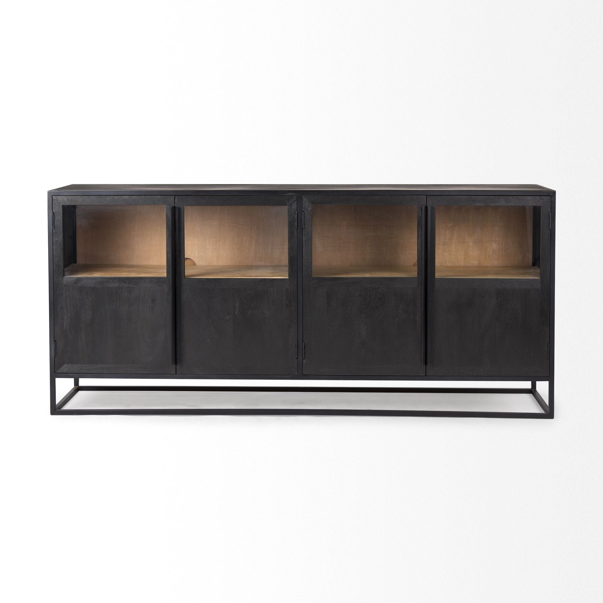Mercana Sloan Four Doors Wood Sideboard