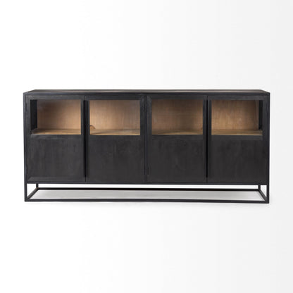 Mercana Sloan Four Doors Wood Sideboard