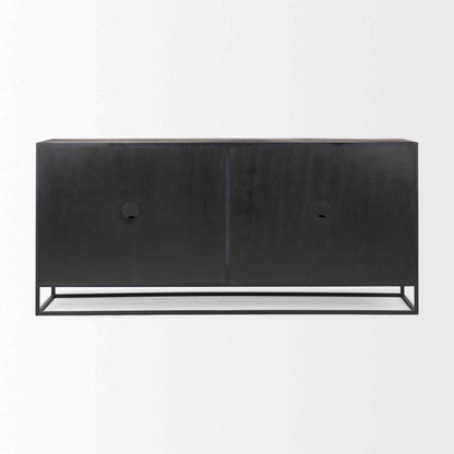 Mercana Sloan Four Doors Wood Sideboard