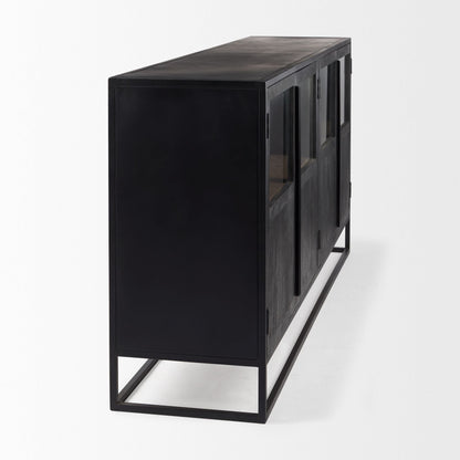 Mercana Sloan Four Doors Wood Sideboard