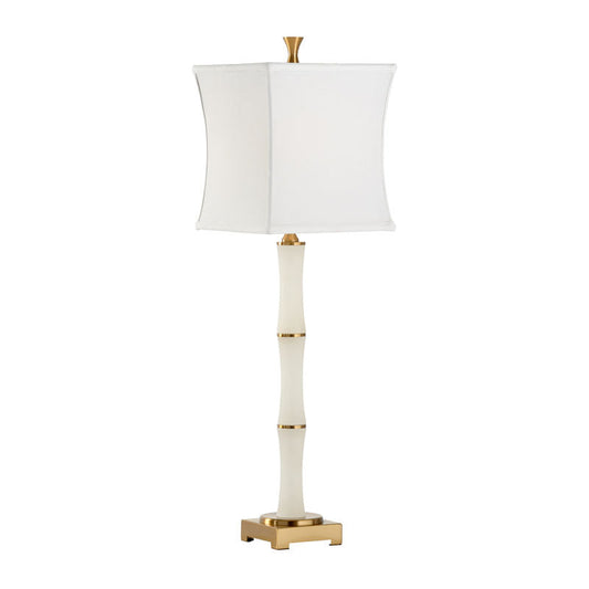 Wildwood Sloane White Alabaster Table Lamp
