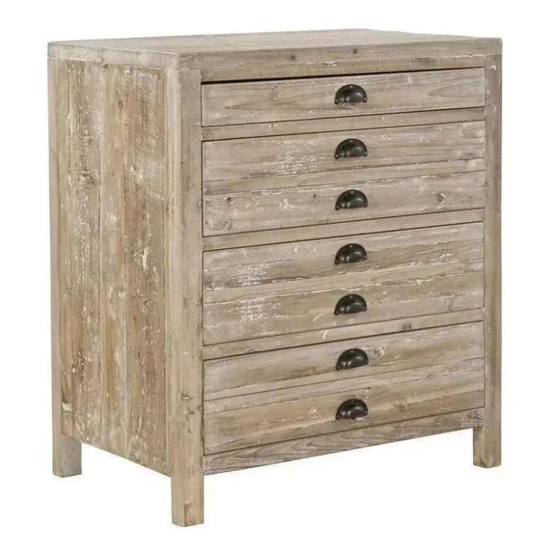 Furniture Classics Apothecary Four Drawers Wood Chest