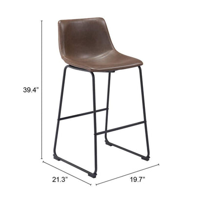 Smart Armless Barstool (Set of 2)