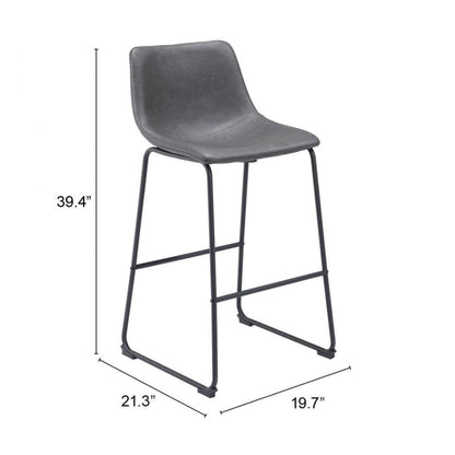 Smart Armless Barstool (Set of 2)