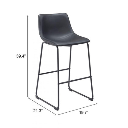 Smart Armless Barstool (Set of 2)