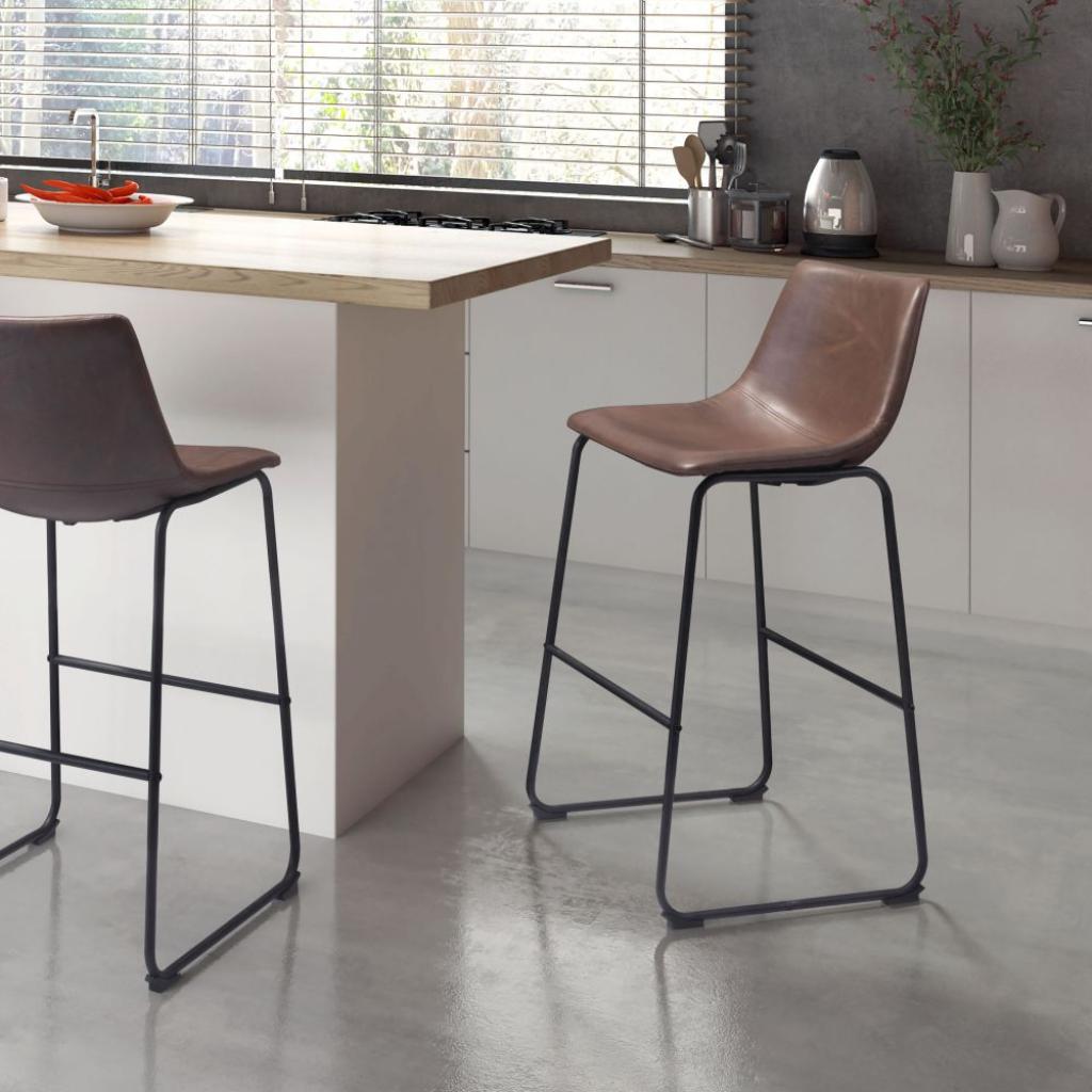 Smart Armless Barstool (Set of 2)