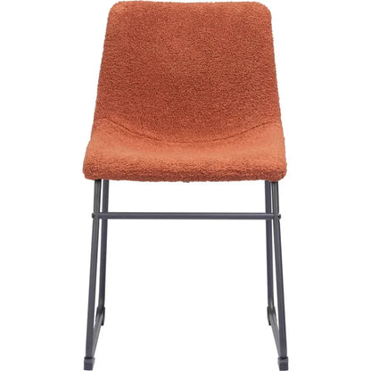 Smart Faux Leather Armelss Dining Chair 2PC - LOOMLAN - Zuo Modern - Dining Chairs