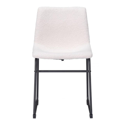 Smart Faux Leather Armelss Dining Chair 2PC