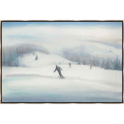 Leftbank Art Snowfall Hand Crafted Canvas Art