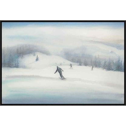 Leftbank Art Snowfall Hand Crafted Canvas Art