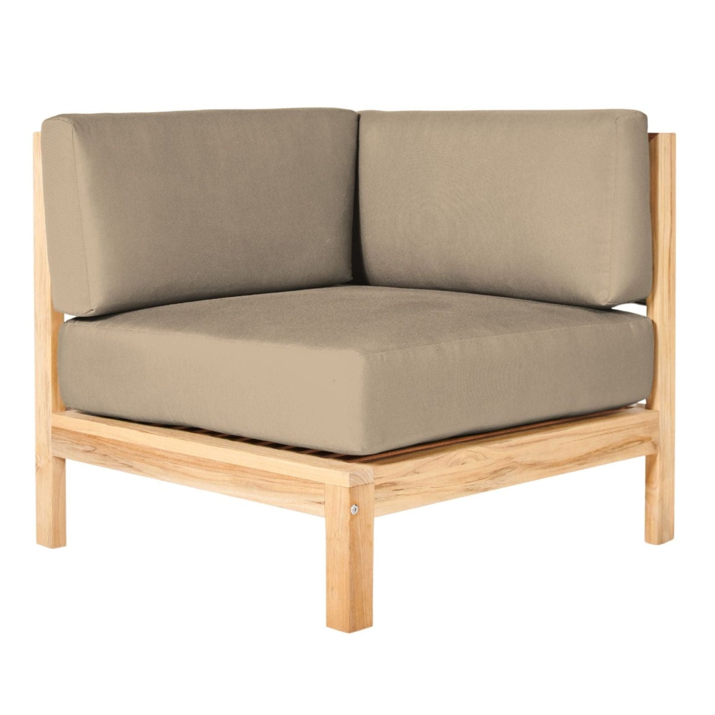 HiTeak SoHo Outdoor Sectional Corner with Sunbrella Cushion