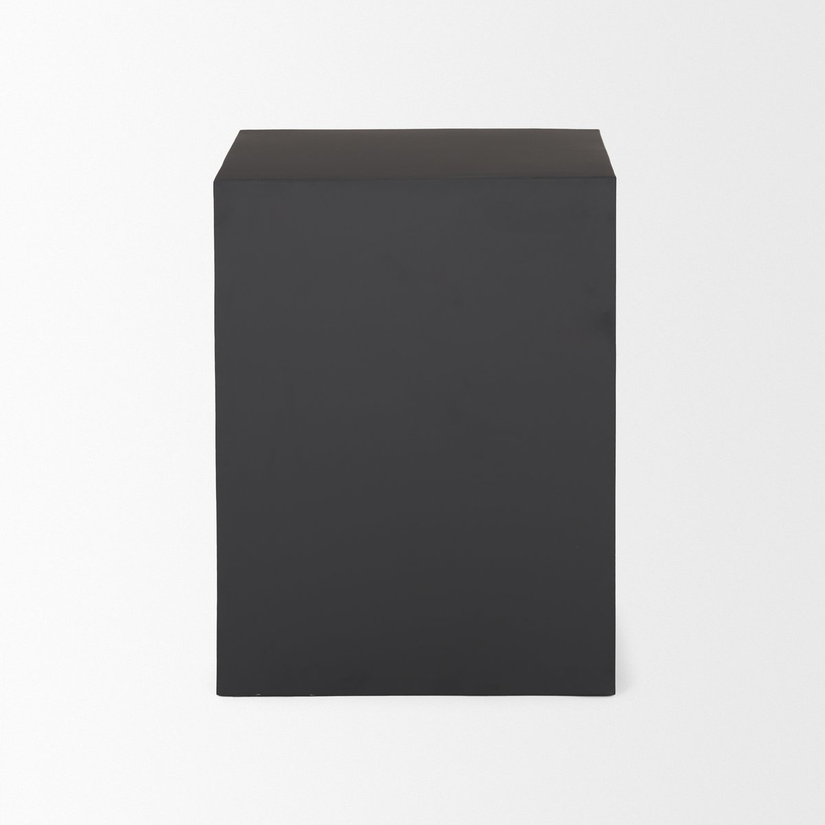 Mercana Sobi Matte Black Iron Side Table