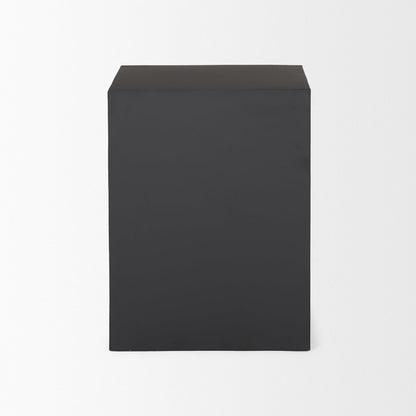Mercana Sobi Matte Black Iron Side Table