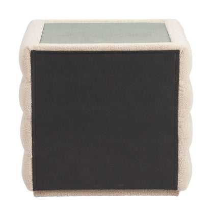 Zuo Modern Soffice Two Drawers Shearling Fabric Nightstand