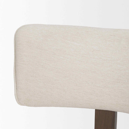 Mercana Soho Curved Open Back Fabric Dining Chair 2PC