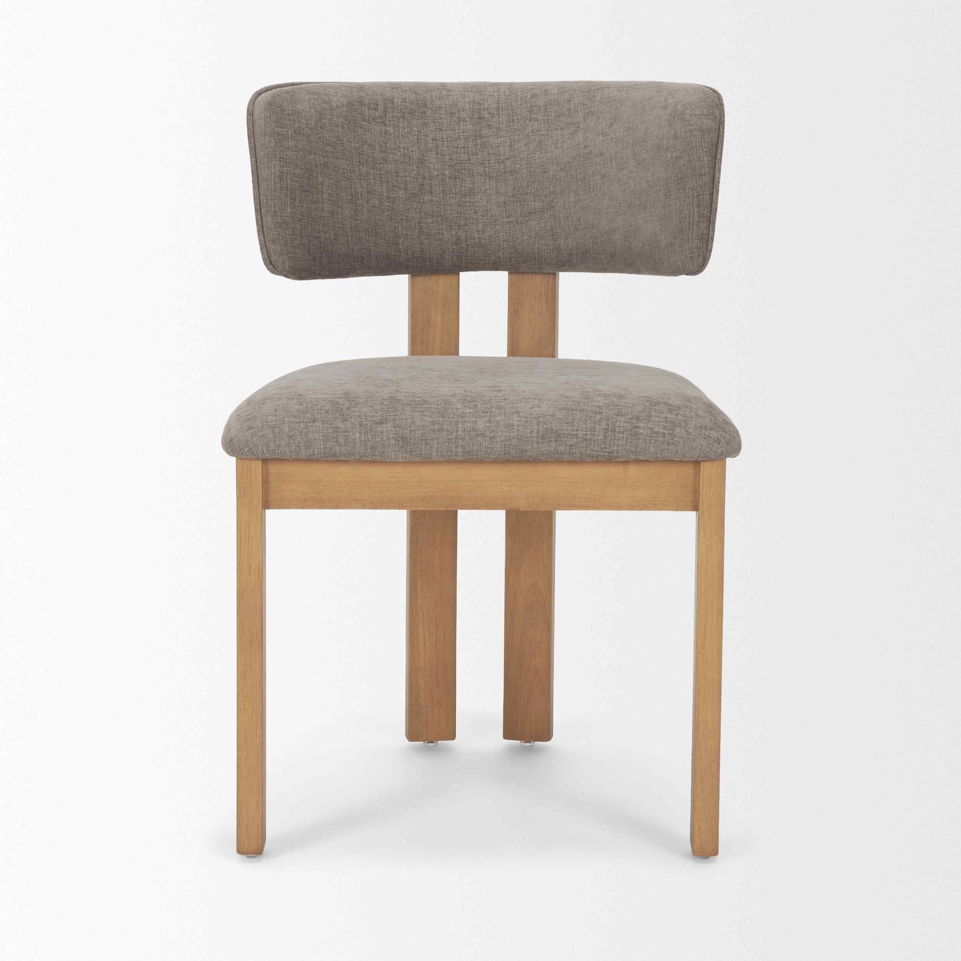 Mercana Soho Curved Open Back Fabric Dining Chair 2PC
