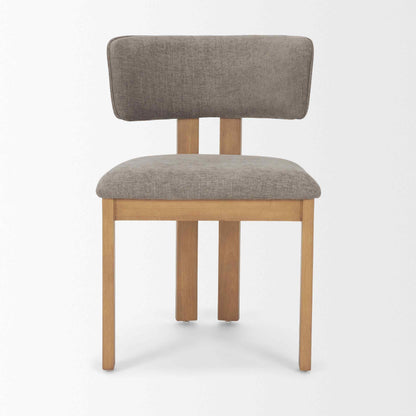 Mercana Soho Curved Open Back Fabric Dining Chair 2PC