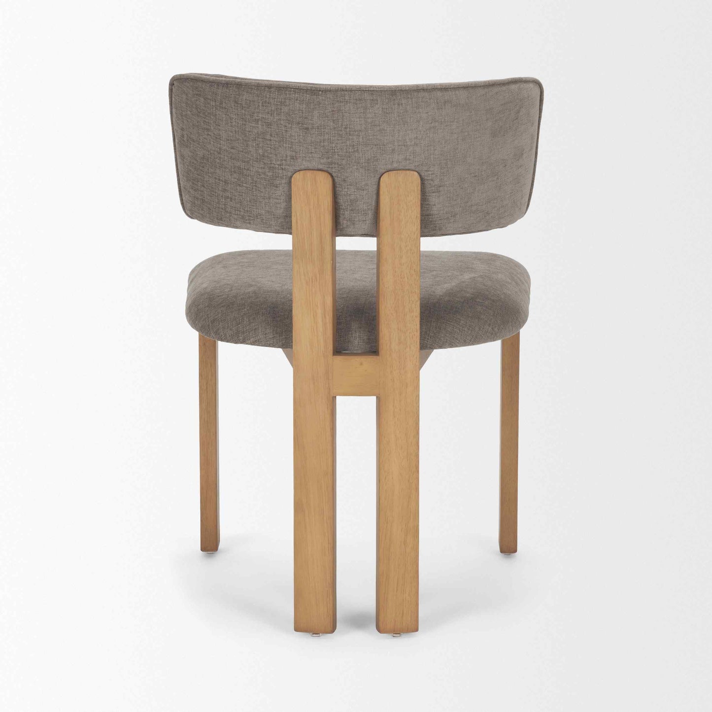 Mercana Soho Curved Open Back Fabric Dining Chair 2PC