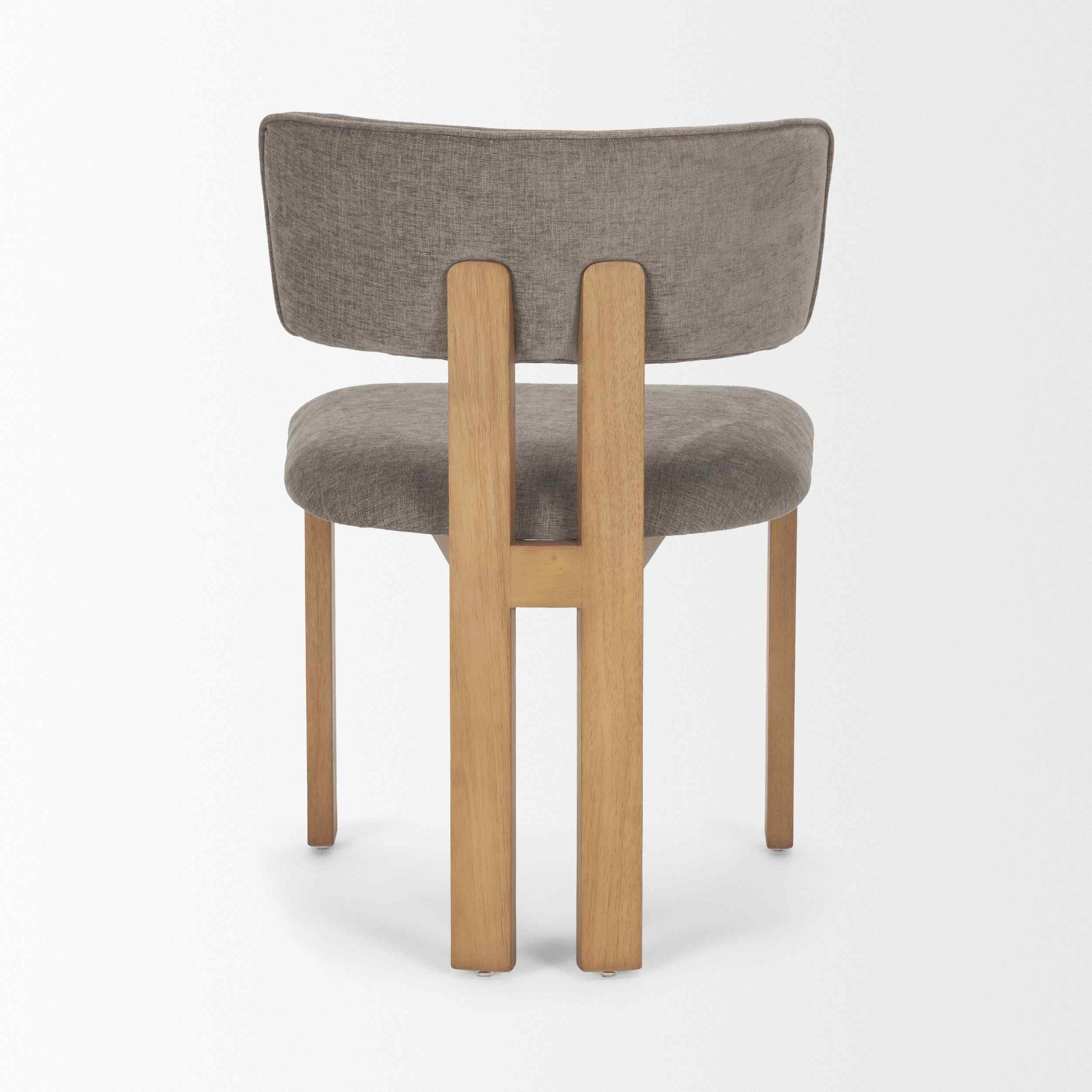 Mercana Soho Curved Open Back Fabric Dining Chair 2PC