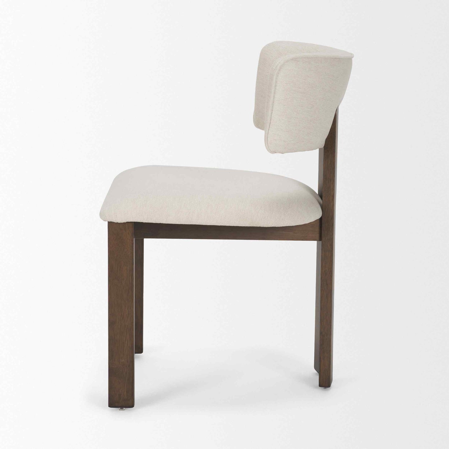 Mercana Soho Curved Open Back Fabric Dining Chair 2PC